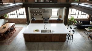 Material Alchemy: Textural Contrast And Mood In Large Kitchen Island Designs – Visual 9