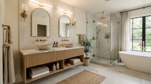 Metals, Moss, And Midnight Blues: A Masterclass In The Saturated Palette Of Beautiful Rustic Homes – Visual 11