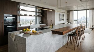 Monolithic Luxury: Materiality And Visual Drama In Oversized Island Curation – Visual 6