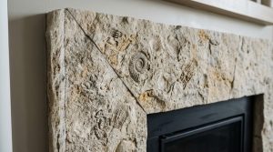 Natural Nuance: Weaving Mediterranean Fossil Stone And Honed Textures For A Sensory First Hearth – Visual 5