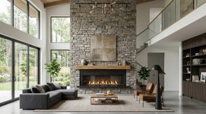 Natural Nuance: Weaving Mediterranean Fossil Stone And Honed Textures For A Sensory First Hearth – Visual 6
