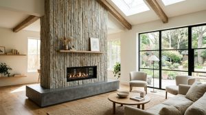 Natural Nuance: Weaving Mediterranean Fossil Stone And Honed Textures For A Sensory First Hearth – Visual 7
