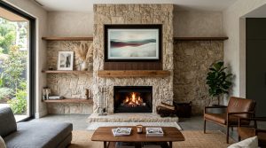 Natural Nuance: Weaving Mediterranean Fossil Stone And Honed Textures For A Sensory First Hearth – Visual 9