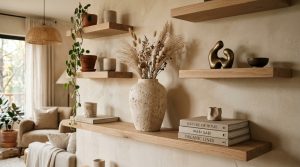 Organic Modernism Meets Tech: How To Layer Raw Timber Textures With Stealth Charging Shelves For A 2700K Glow – Visual 3
