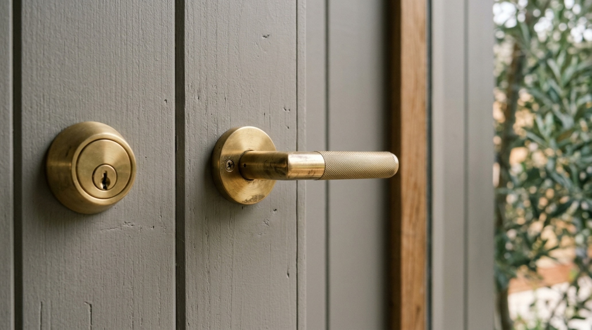 Minimalist architectural elevation focusing on the rhythmic horizontal lines of matte lap siding, paired with brushed brass hardware and a high CRI 92+ lighting scheme.