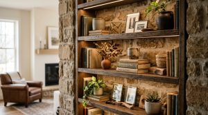 Sculpting The Void: Architectural Blueprints For Integrated Wall Shelving Systems – Visual 12