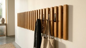 Sculptural Storage: Infusing Bespoke Textures And Moody Palettes Into Your Wall Mounted Coat Rack Plans – Visual 7