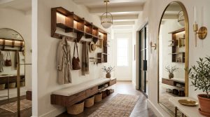 Sculptural Storage: Infusing Bespoke Textures And Moody Palettes Into Your Wall Mounted Coat Rack Plans – Visual 9