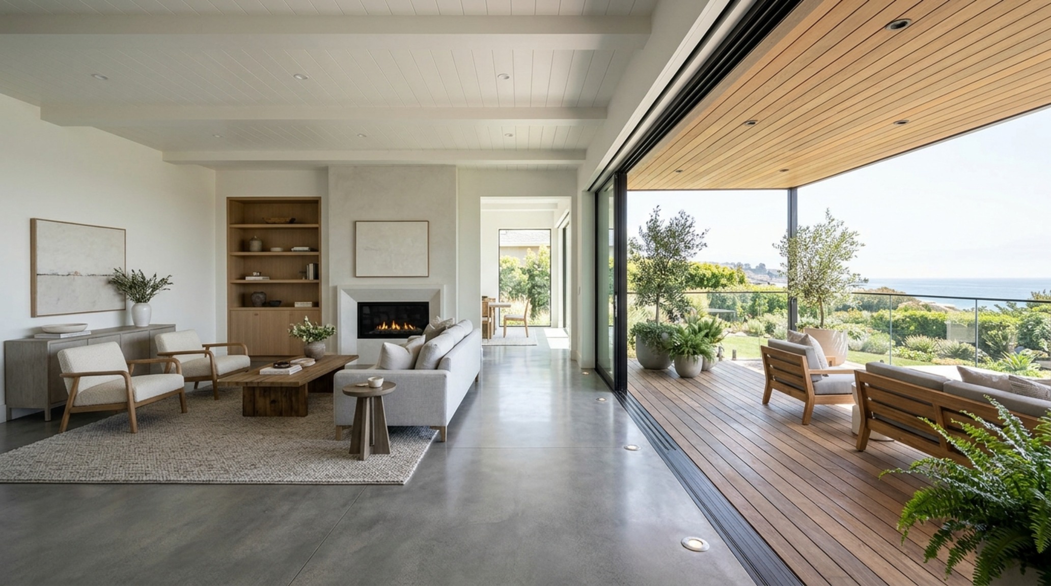 modern self sustaining homes ideas showcasing a seamless indoor-outdoor transition with triple-paned sliding glass doors and 36-inch walkways modern self sustaining homes ideas showcasing a seamless indoor-outdoor transition with triple-paned sliding glass doors and 36-inch walkways