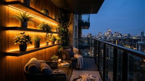 Sensory Sanctuaries: Masking Utility With Slatted Timber, 2700K Warmth, And Organic Modern Materiality – Visual 4