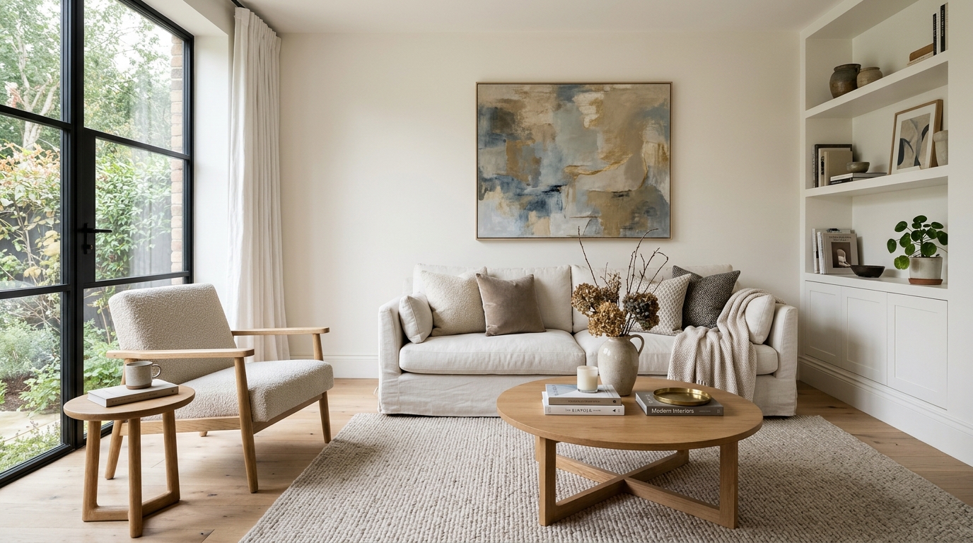 High-end interior design visual depicting small apartment balcony ideas
