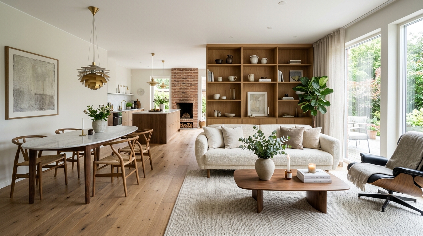 High-end interior design visual depicting small apartment balcony ideas