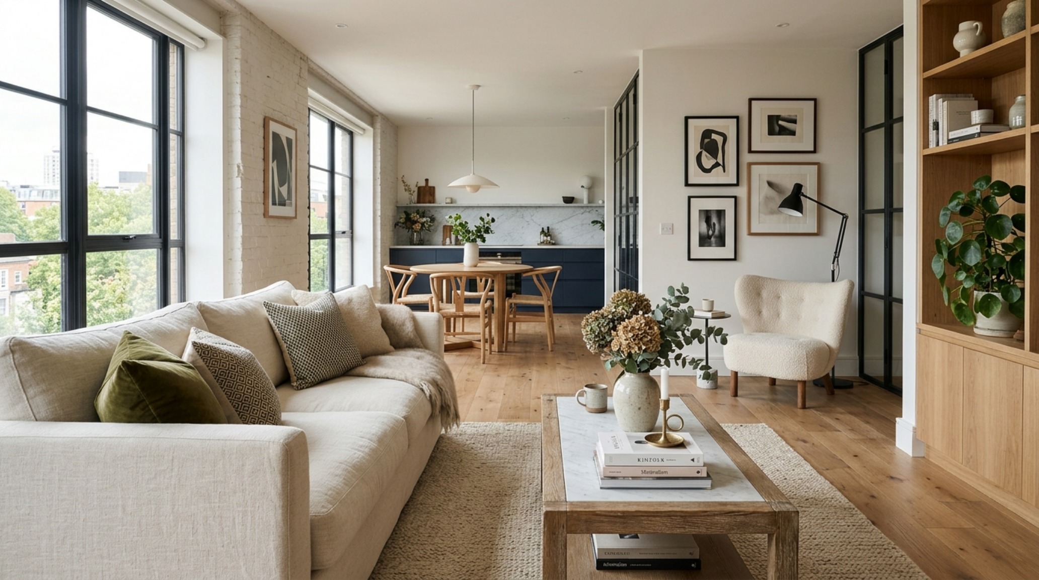 High-end interior design visual depicting new interior designs