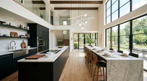 Tactile Grandeur: Curating High Drama Materials For Large Kitchen Island Designs – Visual 2