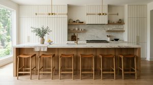 Tactile Grandeur: Curating High Drama Materials For Large Kitchen Island Designs – Visual 3