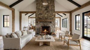Tactile Hearthside: Mastering Organic Modern Textures And Atmospheric Lighting In Farmhouse Design – Visual 4