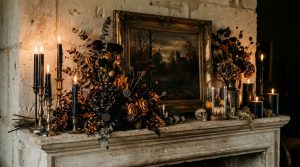 Tactile Macabre: Elevating Indoor Halloween Decorating Ideas Through Materiality And Artisanal Atmospheric Palettes – Visual 2