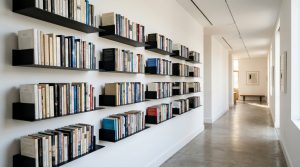Tactile Materiality And The ‘Bookshelf Wealth’ Aesthetic: A Guide To Curated Book Shelving – Visual 9