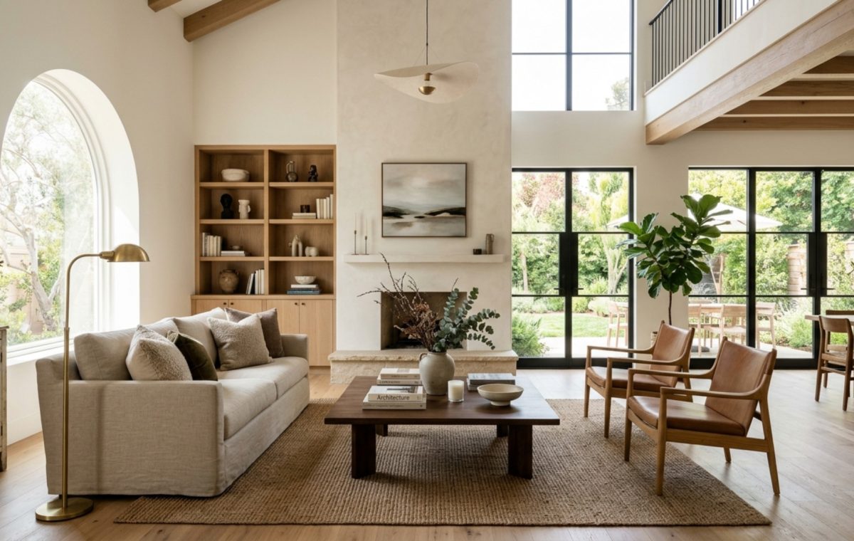 High-end interior design visual depicting kid friendly coffee table black friday decor ideas