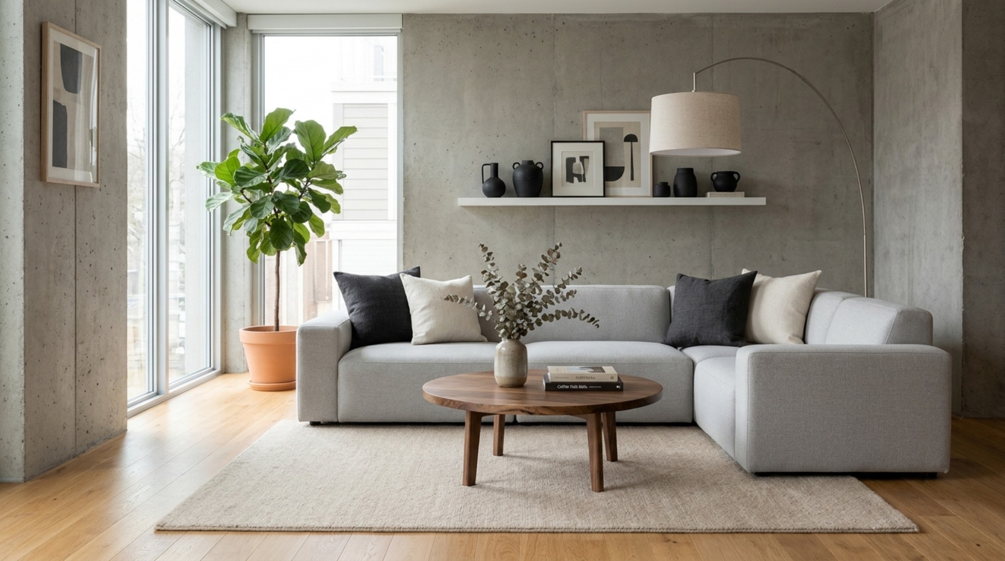 High-end interior design visual depicting kid friendly coffee table black friday decor ideas