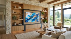 Tactile Serenity: Curating High End Textures And Atmospheric Glow For Organic Modern Media Centers – Visual 6
