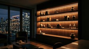 Tactile Sophistication: Sculpting Mood Through Materiality And Ambient Shelf Lighting – Visual 8