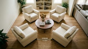 Tactile Timelessness: Curating Interior Decoration Ideas For Living Room With Color And Texture – Visual 8