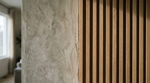 Tactile Transcendence: Using Limewash, 2700K Lumens, And Raw Stone To Soften Media Walls – Visual 2