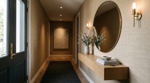 Tactile Transitions: Mastering Organic Modern Moods With Textured Wallcoverings And Atmospheric Light