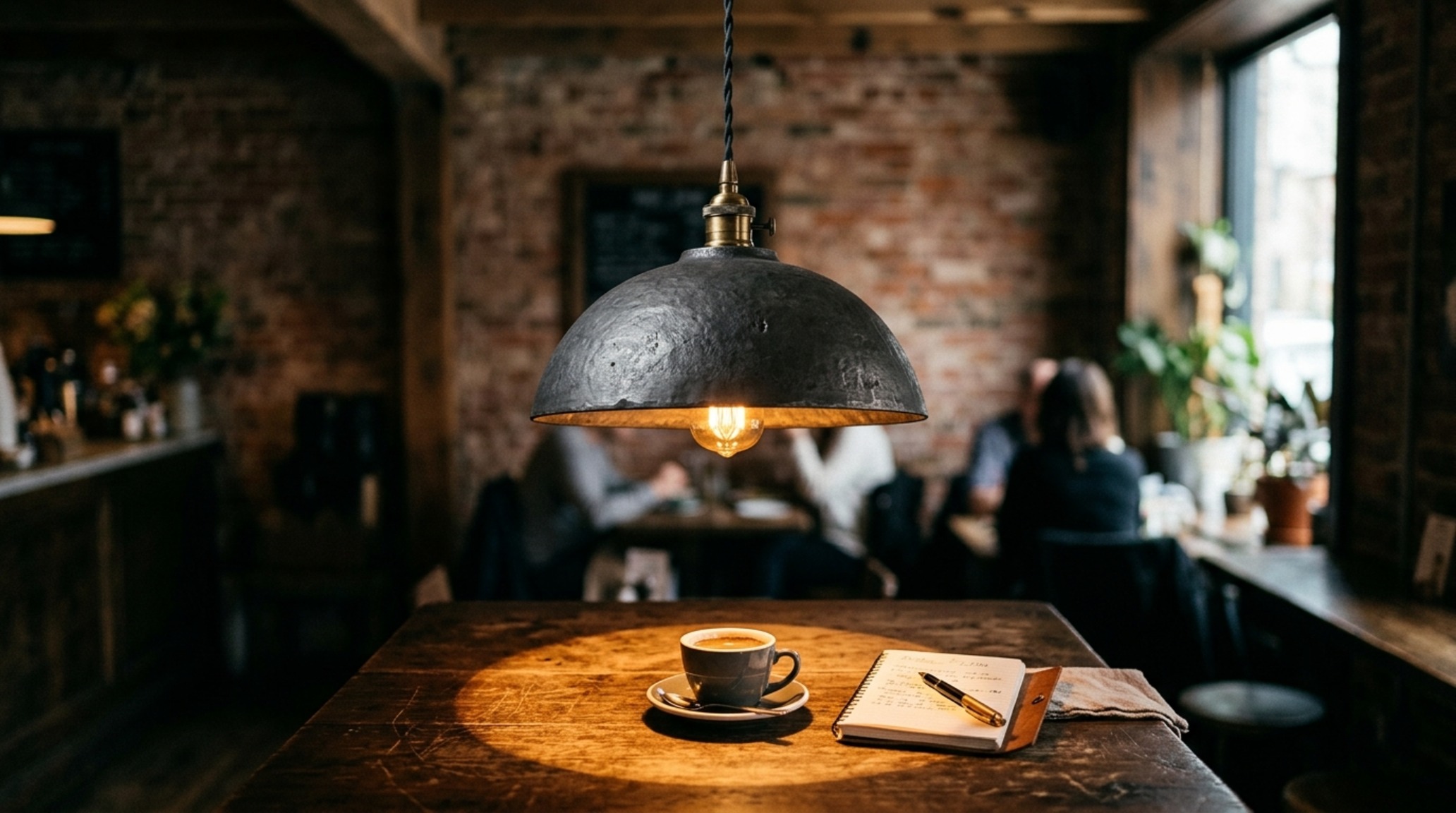 over table lighting clearance showing a low-slung industrial dome light that anchors a cozy dining corner while maintaining clear sightlines. over table lighting clearance showing a low-slung industrial dome light that anchors a cozy dining corner while maintaining clear sightlines.