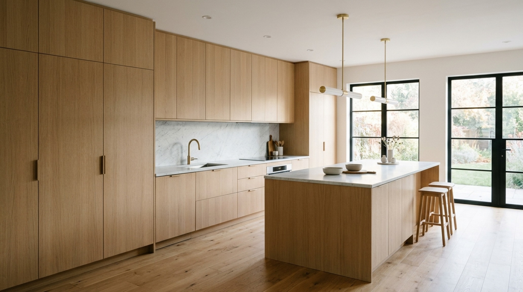 A wide-angle architectural shot of a high-end kitchen using an ikea kitchen designer strategy, featuring ceiling-height cabinetry and 36-inch walkway clearances. A wide-angle architectural shot of a high-end kitchen using an ikea kitchen designer strategy, featuring ceiling-height cabinetry and 36-inch walkway clearances.