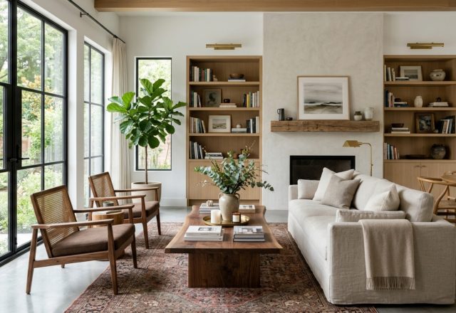 High-end interior design visual depicting neutral paint color trends 2026 decor ideas