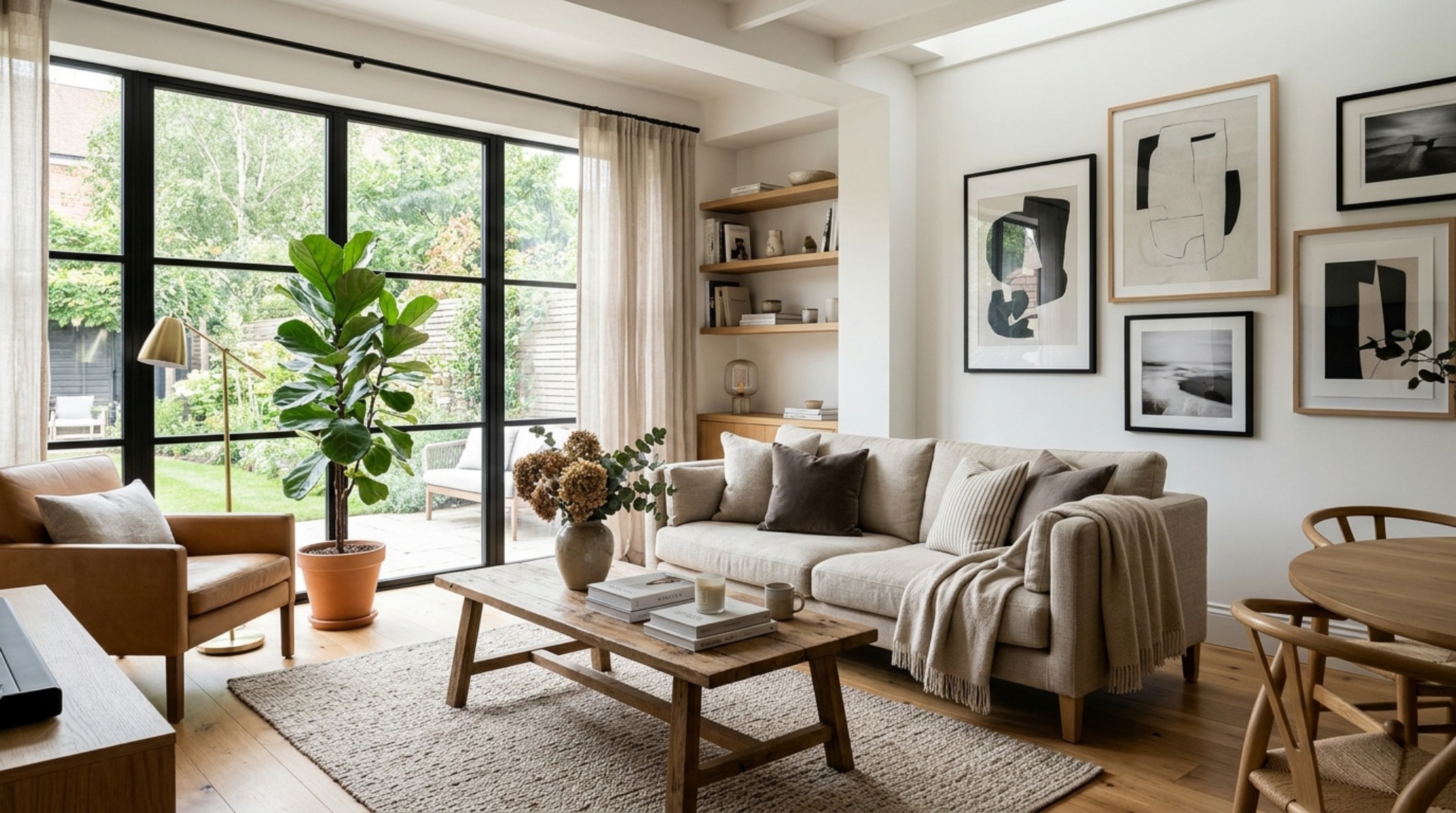 High-end interior design visual depicting neutral paint color trends 2026 decor ideas