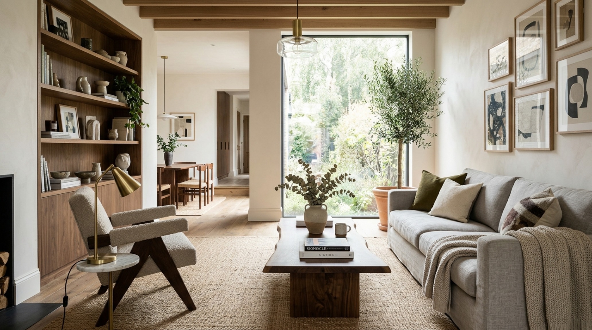 High-end interior design visual depicting neutral paint color trends 2026 decor ideas