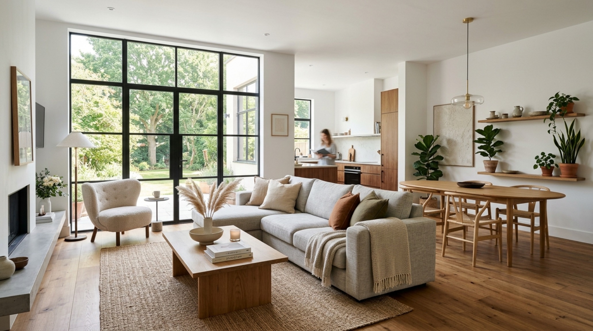 High-end interior design visual depicting neutral paint color trends 2026 decor ideas