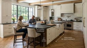 The Architectural Monolith: Balancing Monumental Scale And Spatial Flow In Large Kitchen Island Designs – Visual 14