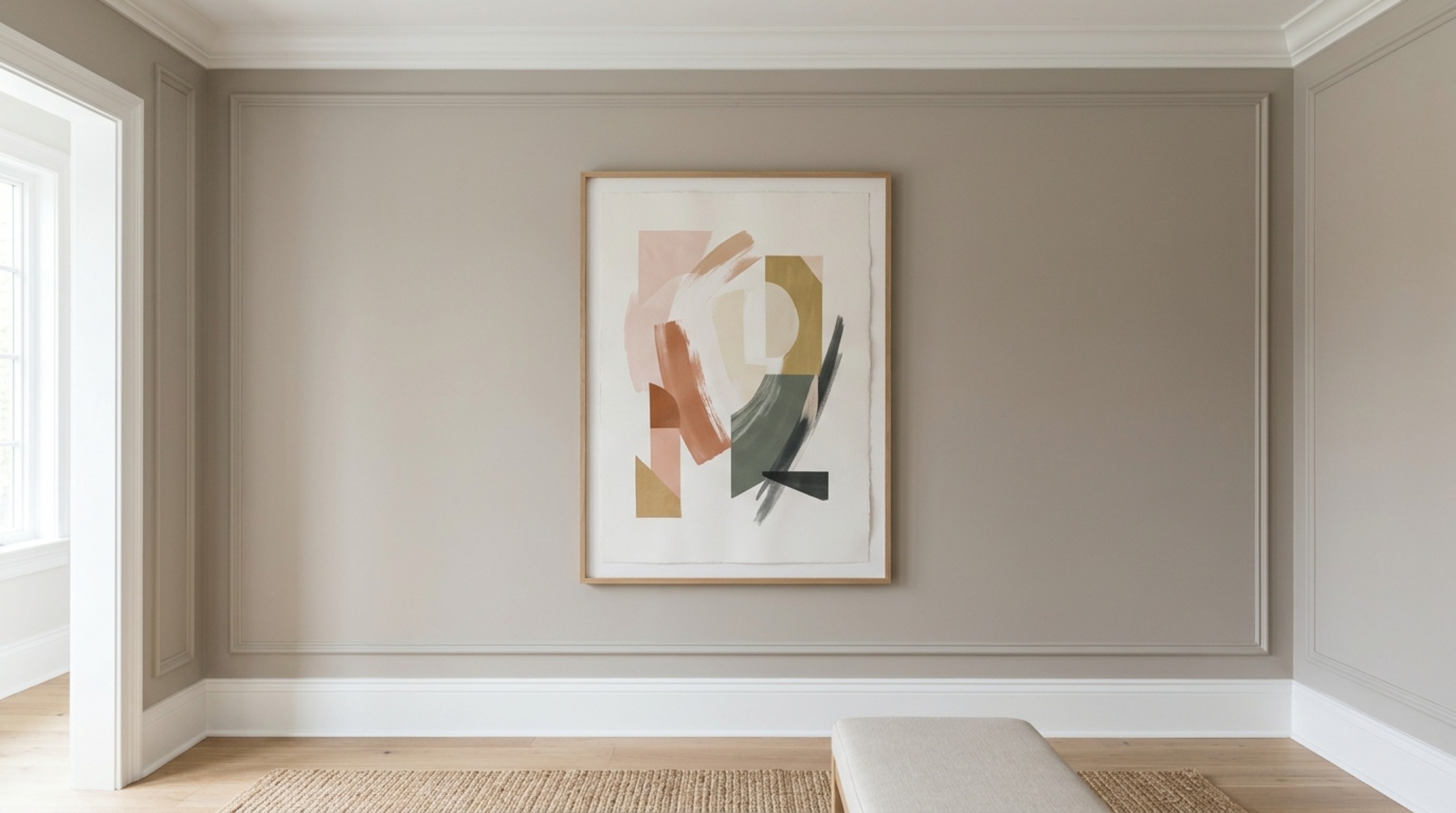 girls room paint colors highlighting a focal wall in Benjamin Moore Revere Pewter with sophisticated architectural crown molding. girls room paint colors highlighting a focal wall in Benjamin Moore Revere Pewter with sophisticated architectural crown molding.