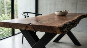 The Architectural Synthesis: Balancing Industrial Rigidity With Organic Modern Rustic Furniture – Visual 2