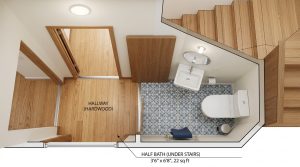 The Architecture Of The Invisible: Mastering Structural Geometry And Headroom In Under Stair Powder Rooms – Visual 10