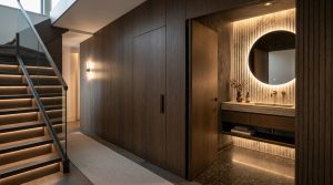 The Architecture Of The Invisible: Mastering Structural Geometry And Headroom In Under Stair Powder Rooms – Visual 11