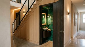 The Architecture Of The Invisible: Mastering Structural Geometry And Headroom In Under Stair Powder Rooms – Visual 3