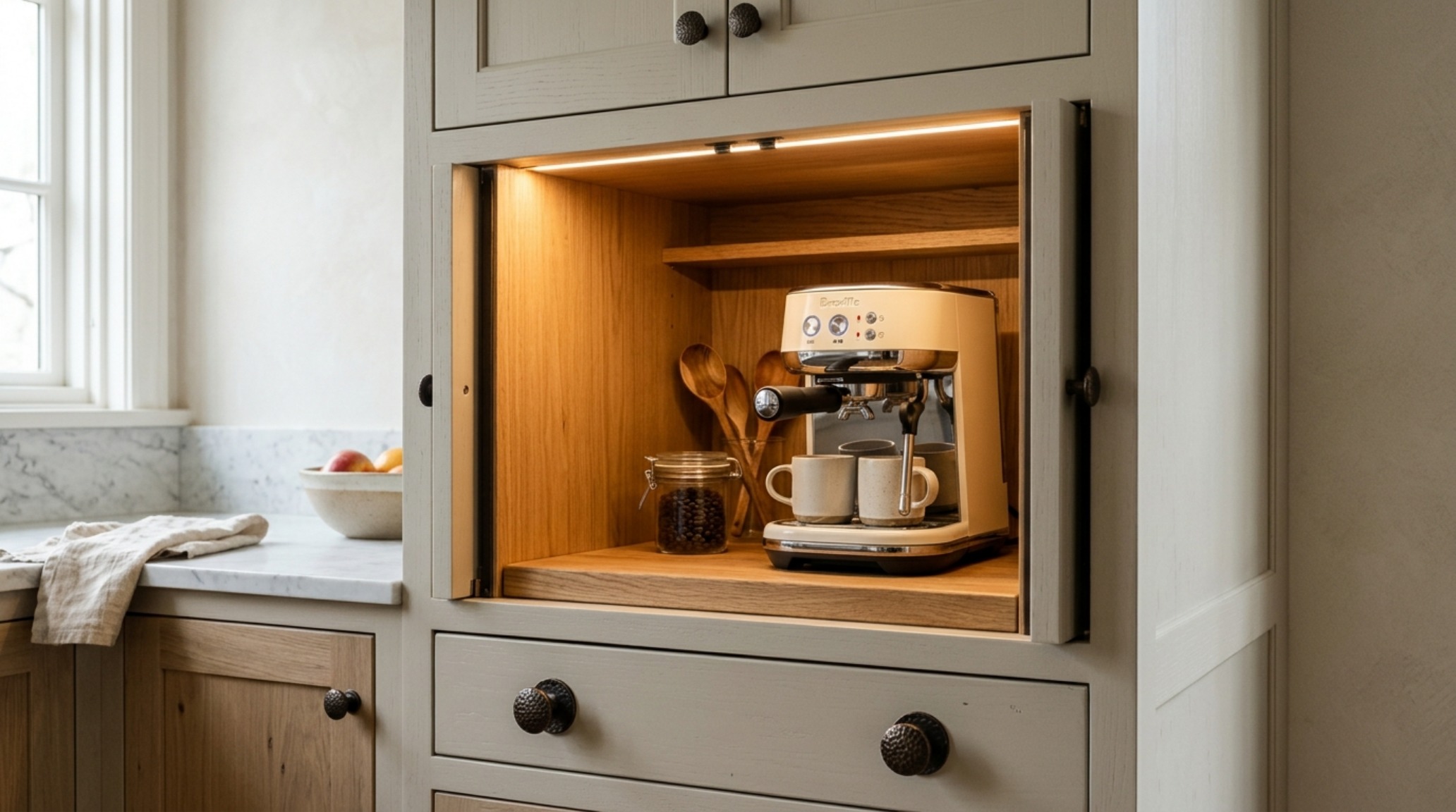best home renovation blogs technical joinery detail of a custom appliance garage in a modern kitchen best home renovation blogs technical joinery detail of a custom appliance garage in a modern kitchen