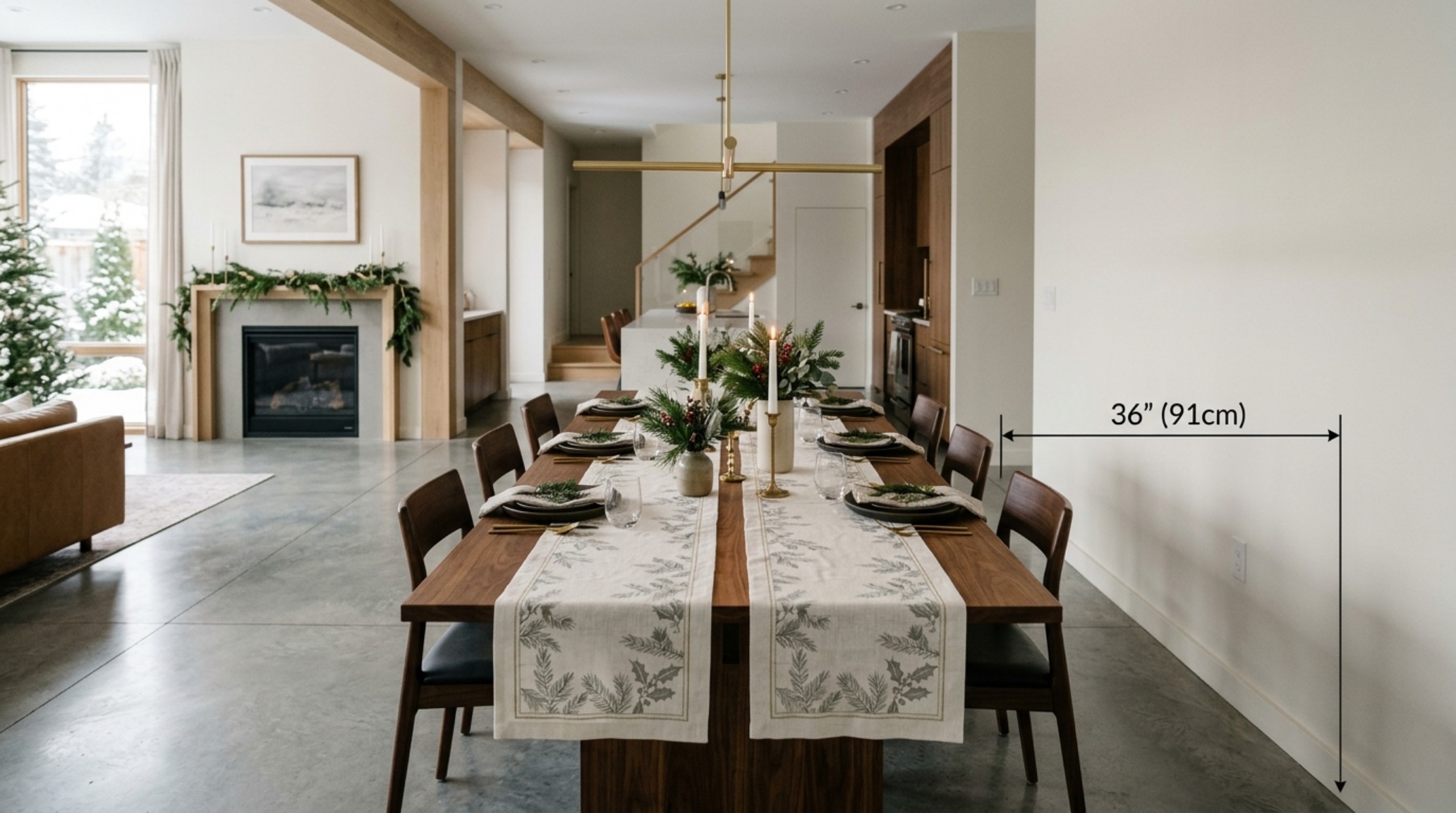 modern christmas table runners styled in a vis-à-vis layout to enhance spatial flow and service efficiency modern christmas table runners styled in a vis-à-vis layout to enhance spatial flow and service efficiency