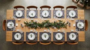 The Ergonomic Tablescape: Seamless Functionality And Space Saving Table Decorations For Christmas – Visual 7