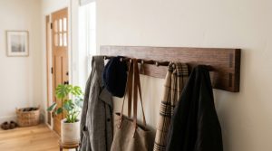 The Fluid Foyer: Ergonomic Wall Mounted Coat Rack Plans For Seamless High Traffic Living – Visual 3