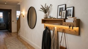 The Fluid Foyer: Ergonomic Wall Mounted Coat Rack Plans For Seamless High Traffic Living – Visual 5