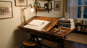 The Fluid Studio: Mastering Space Saving Ergonomics And Utility In Professional Architect Desks – Visual 11