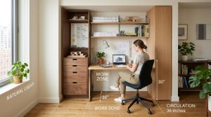 The Fluid Studio: Mastering Space Saving Ergonomics And Utility In Professional Architect Desks – Visual 14