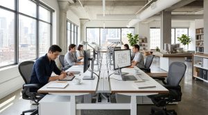 The Fluid Studio: Mastering Space Saving Ergonomics And Utility In Professional Architect Desks – Visual 7