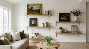 The Gallery Rail Renaissance: Mastering Structural Proportions In Bespoke Living Room Shelving – Visual 2
